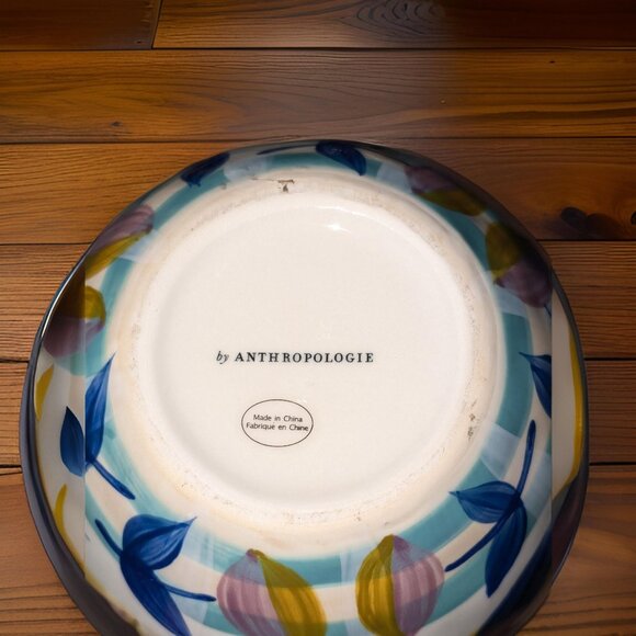 Retired 11" Anthropology Multicolor Floral Copen Flower Vase - Picture 5 of 5